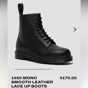 Dr Martens 1460 Mono Smooth Leather Boots